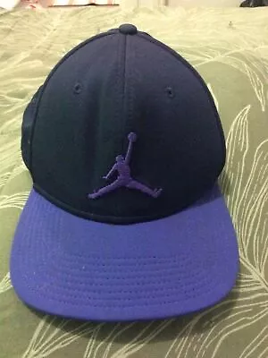Nike Flight Air Jordan Hat Cap Mens  Adjustable Black Strap Back Worn Once • $30