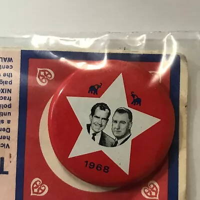 1968 Nixon Agnew Reproduction Political Campaign Button • $9.99