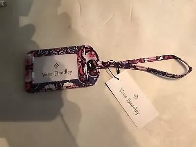 Vera Bradley Luggage Tag In ‘Magenta Medallion”..New With Tg • $9.99