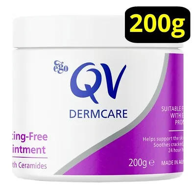 QV Dermcare Sting-Free Ointment 200g Tub With Ceramides (prev. QV Intensive) Ego • $17.41