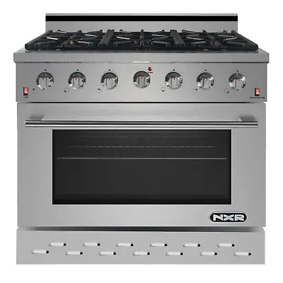 $1959 • Buy NXR 36 Inch Stainless Steel Gas Range With Convection Oven SC3611