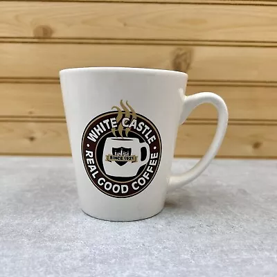 Vintage White Castle Coffee Mug Cup Ceramic REAL GOOD COFFEE YOU CRAVE • $11.72