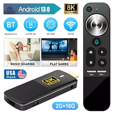 H96 MAX M3 Mini TV Stick Android 13.0 HD 8K Smart TV Box RK3528 Media Player USA • $34.80