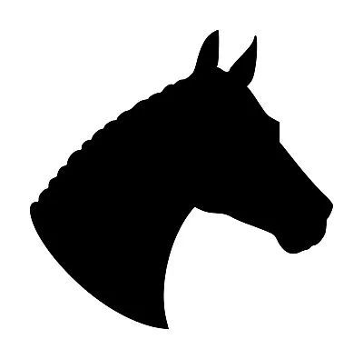 Horse Head -V7- Vinyl Decal Sticker - Equestrian Farm Riding Dressage Equine  • £4.82