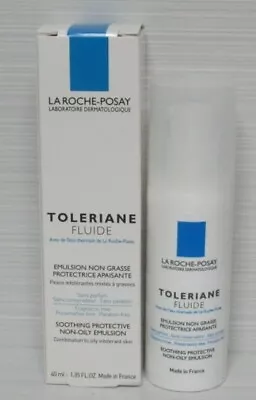 La Roche-posay Toleriane Fluide Soothing Protective Non Oily Emulsion 1.35 Oz Bx • $29.99