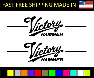 Victory Hammer Decals Gas Tank USA Stickers Motorcycle Motorcycles • $24.99