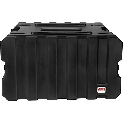 Gator G-Pro Roto Mold Rolling Rack Case Black 6 Space • $299.99