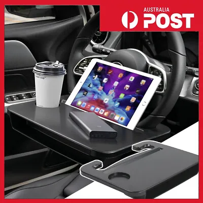 Car Steering Wheel Tray Laptop Table Mount Eating Food Stand Desk Holder Storage • $19.94