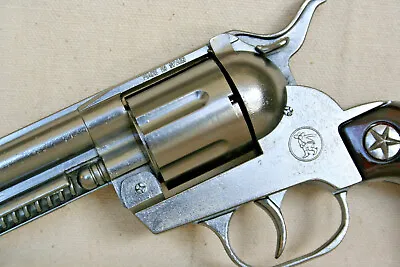 Gonher Cap Gun Peacekeeper Revolver Die Cast Pistol 12 Shot Made In Spain • $32.99