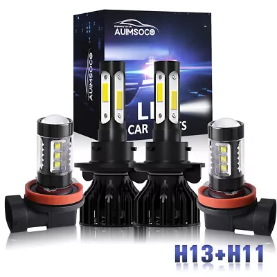 For Ford Mustang 2007-2012 6000K Combo LED Headlight High/Lo Fog Light Bulbs Kit • $49.99