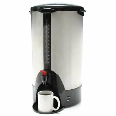 $164.30 • Buy Coffee Pro Cp100 Urn - Stainless Steel - 100 Cup - Stainless Steel (CP100)