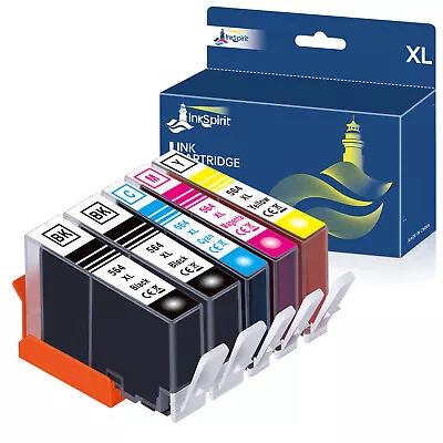 5 Pack Ink Cartridge Black Color For HP 564 XL Photosmart 5510 5520 6525 Printer • $11.15