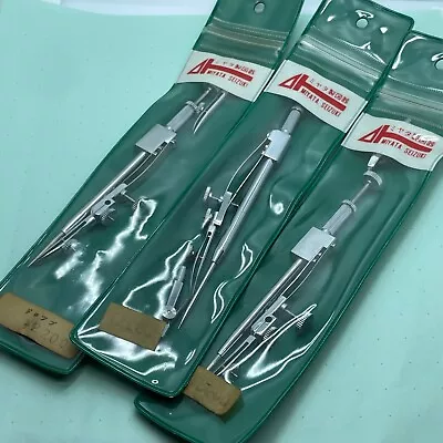 Miyata Seizuki Drop Bow Compass Set Of 3 NOS Made In Japan • $49.95