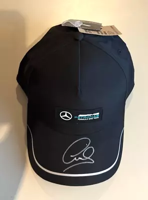 Lewis Hamilton Signed Mercedes F1 Team Cap With COA • £56