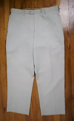 Men's Beige Khaki Colored Dress Pants - Braggi Louis Raphael - Size 36 X 29 • $6.04