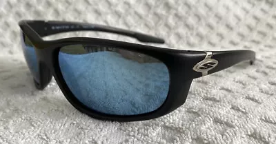 $69 • Buy Smith Optics Chamber Sunglasses Matte Black Polarized Blue Mirror Lens