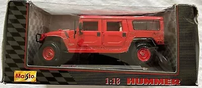 1998 Maisto Special Edition Hummer Red Hard Top Station Wagon  1:18  • $26.95