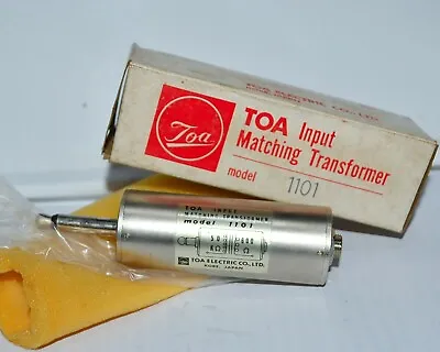 NOS NIB Vintage Microphone Input Matching Transformer 50K : 600 Ω TOA Model 1101 • $20