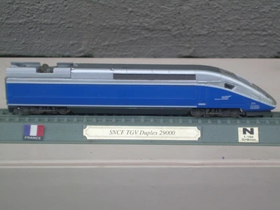 $14.95 • Buy Del Prado Japan N Scale Model Trains Locomotives..sncf Tgv Duplex 29000 France