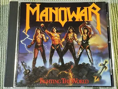 Manowar Fighting The World Rare 9 Track Cd Free Shipping • $14.99