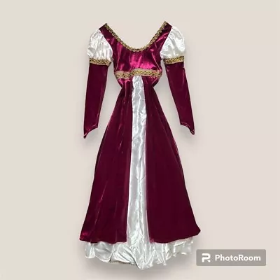 🏰🥀 Vintage 90s Renaissance Medieval Princess Gown Costume Size Medium • $99