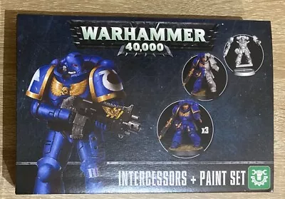 Primaris Intercessors And Paint Set Warhammer 40k Space Marines New Sealed Box • £17.94