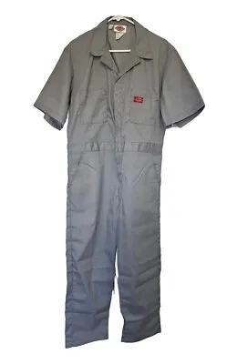 Vintage Dickies Coveralls Men's Size 42 Regular (M/L)  Grey Short Sleeve • $25