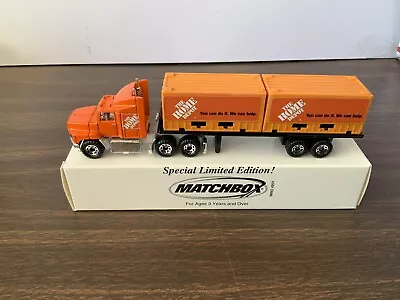 Matchbox Convoy Ford Aeromax Double Container Truck “Home Depot” See Description • $23.45