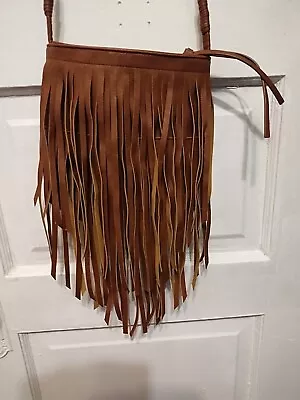 Mossimo Supply Co Cross Body Fringe Purse Boho Hippy Bag • $15