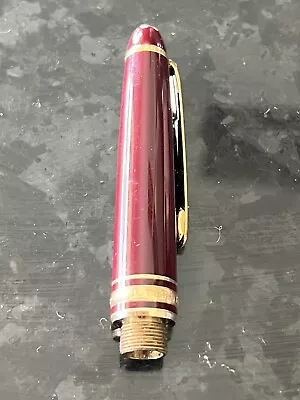 Vintage Montblanc Mont Blanc Meisterstuck Fountain Pen Burgundy CAP ONLY • $79.99