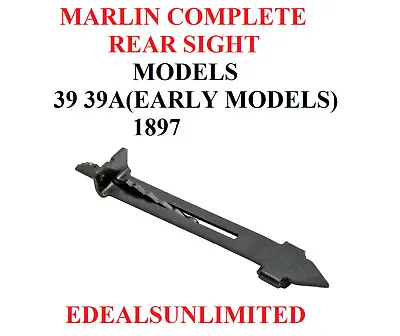 Marlin / Glenfield Complete Rear Sight Assembly Models 39 39a Early Models 1897 • $35