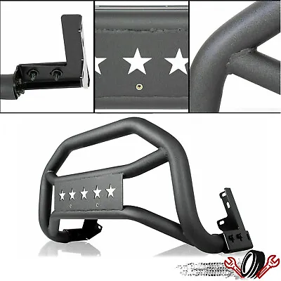 $145.05 • Buy For 2005-2021 Toyota Tacoma Textured Black Front Bull Bar Bumper Grille Guard