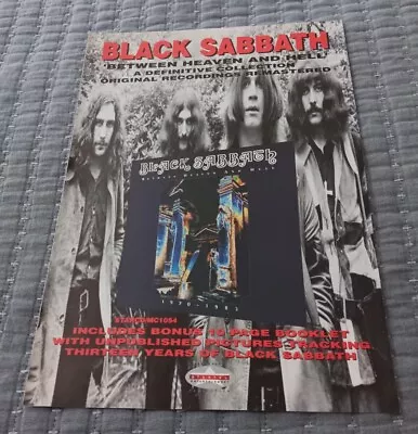 BLACK SABBATH - Between Heaven And Hell (Magazine Ad) ( A4 Size) • $21.95