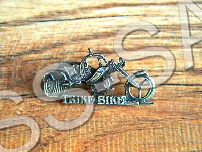 TRIKE BIKE VEST PIN LAPEL ~1-1/2  X 3/4  HAT BADGE VW BOOM HONDA HARLEY INDIAN • $12