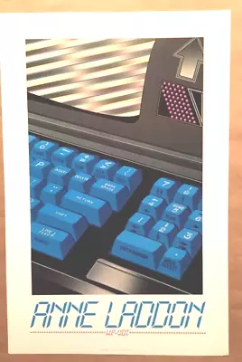 Anne Laddon Poster W.p.-v.d.t. Word Processor Visual Display Computer & Keyboard • $39