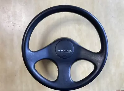 JDM Nissan Genuine Silvia S13 240SX 180SX Black Steering Wheel • $369.90