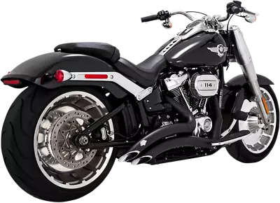 Vance & Hines Black Big Radius Exhaust Fits 2018-2023 Harley Fat Boy Breakout • $1149.99