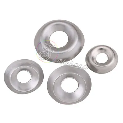 M3 M4 M5 M6 Cup Washers Concave Gaskets A2 Stainless For Countersunk Screw/Bolts • £2.54