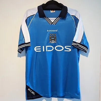 Manchester City Alfie Haaland Retro Jersey 2000 Men's L • $79