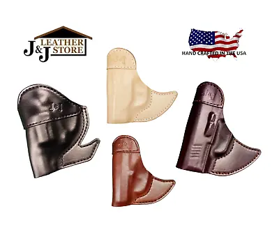 J&j Seecamp Lws32 Lws380 Formed Front Pocket Style Premium Leather Holster • $34.95