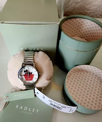 Radley Expanding Silver Watch RY4219 Boxed Original Genuine RRP £95 • $43.52