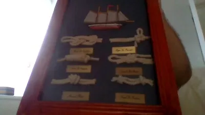 Small Nautical Knots Framed Item • £40