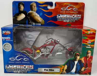 ERTL Joyride 2005 Fire Bike OCC Orange County Choppers American Chopper 1:18 New • $19.99