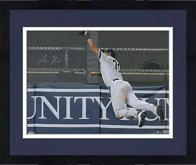 Framed Aaron Hicks Yankees Signed 16x20 Diving Catch Photograph • $169.99