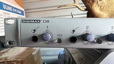 PreSonus Digimax D8 8-Channel Mic Preamp With ADAT Lightpipe • $399.99