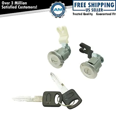 Door Lock Cylinder & Keys Set Of 2 For Ford Mercury Mazda Truck SUV • $22.78