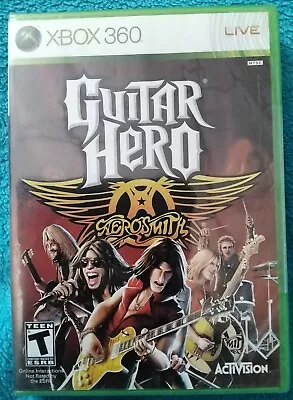 2008 Guitar Hero Aerosmith Microsoft Xbox 360 Brand New FACTORY SEALED  • $12.99