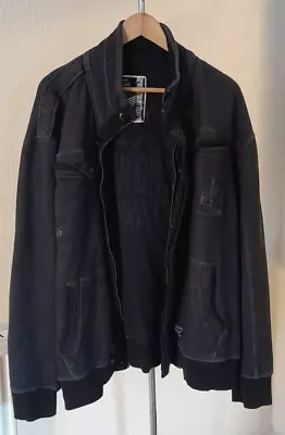Mens Next Coat / Jacket In Dark Grey & Black - XXXL • £9.99