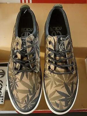 Radii - The Jack Camo Weed Leaf Print Low Top Shoes Size 8.5 Mens RARE • $55.95