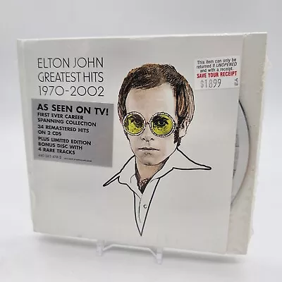 Elton John Greatest Hits 1970-2002 2 Disc CD USA Mercury Brand New Sealed • $18.96